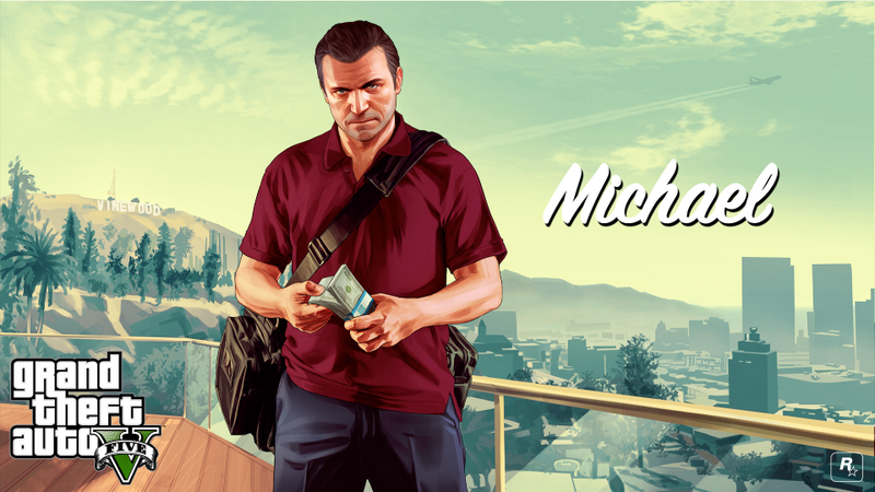 Illustration for article titled GTA V's Michael, Franklin and Trevor Get the HD Wallpaper Treatment